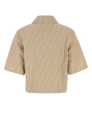 Embroidered denim shirt FENDI (FLF790ASMF) Embroidered denim shirt FENDI (FLF790ASMF)