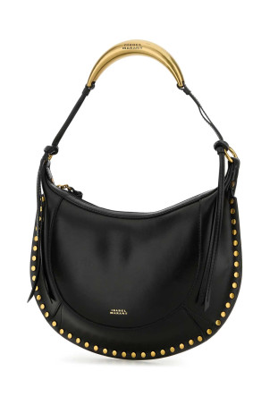 Black leather Naoko shoulder bag ISABEL MARANT (PP0001FAB2C11M)