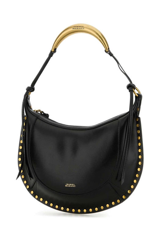 Black leather Naoko shoulder bag ISABEL MARANT (PP0001FAB2C11M)