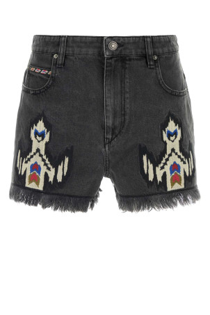 Шорти Lesia з деніму кольору вугілля ISABEL MARANT ETOILE (SH0001FEC1H02E) Шорти Lesia з деніму кольору вугілля ISABEL MARANT ETOILE (SH0001FEC1H02E)