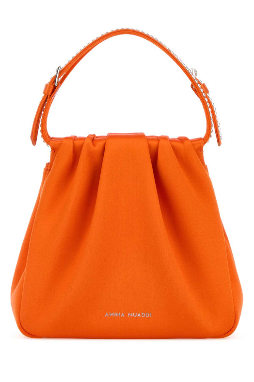 Оранжевая атласная сумочка Vittoria Crystal AMINA MUADDI (VITTORIACRYSTAL) Оранжевая атласная сумочка Vittoria Crystal AMINA MUADDI (VITTORIACRYSTAL)