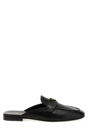 Шкіряні сабо Чорні PRADA 1D766NF010070F0002 Шкіряні сабо Чорні PRADA 1D766NF010070F0002