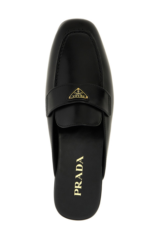 Кожаные сабо Черный PRADA 1D766NF010070F0002 Кожаные сабо Черный PRADA 1D766NF010070F0002