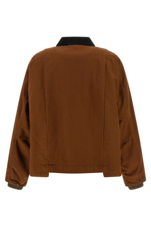 Sacai x Carhartt Wip capsule jacket Brown