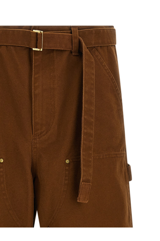Sacai x Carhartt Wip capsule pants Brown