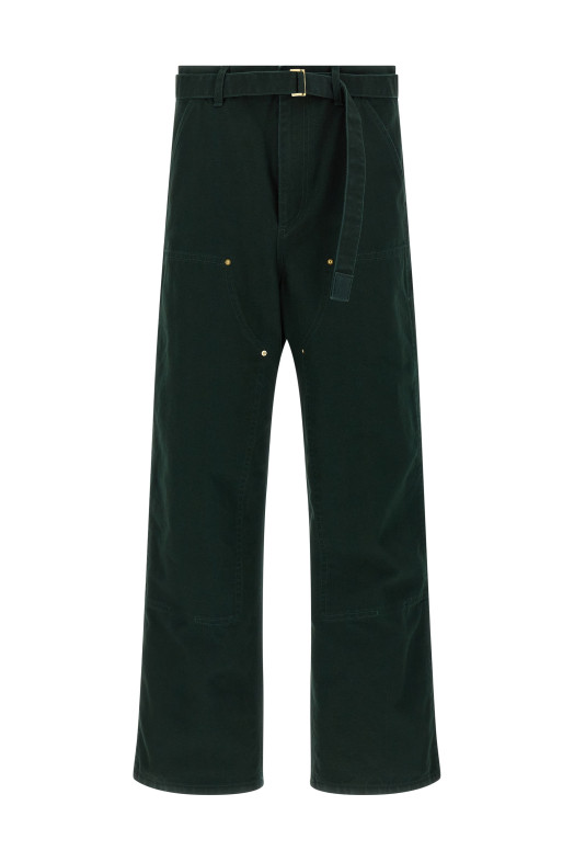 Sacai x Carhartt Wip capsule pants Green