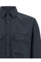 'Military' shirt Blue