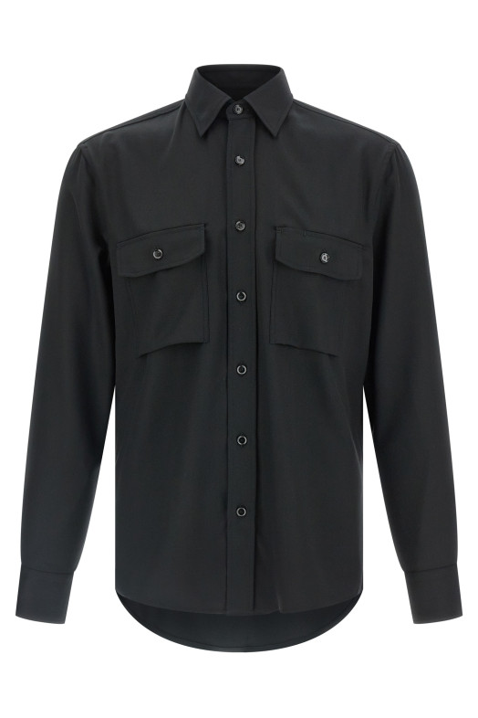 'Military' shirt Black