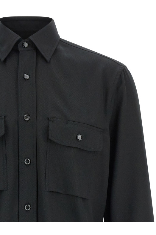'Military' shirt Black