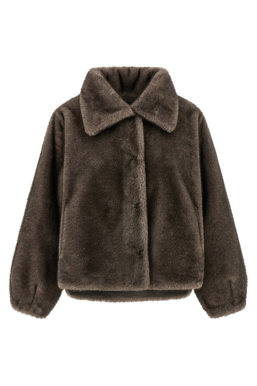 Штучне хутро норки Коричневе MK2566SILVERGREY