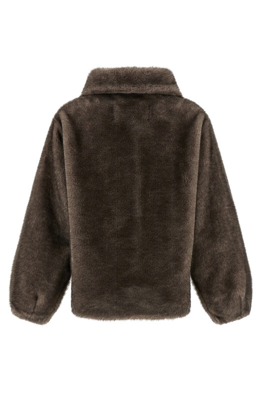 Штучне хутро норки Коричневе MK2566SILVERGREY