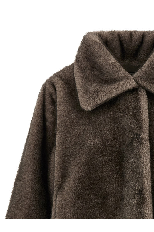 Штучне хутро норки Коричневе MK2566SILVERGREY