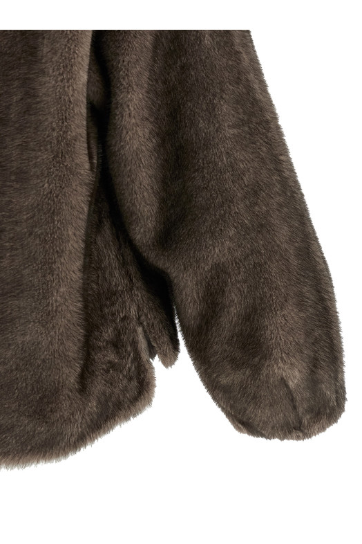 Штучне хутро норки Коричневе MK2566SILVERGREY