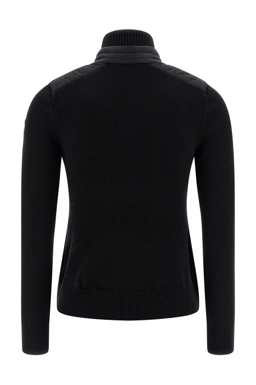 Padded cardigan Black