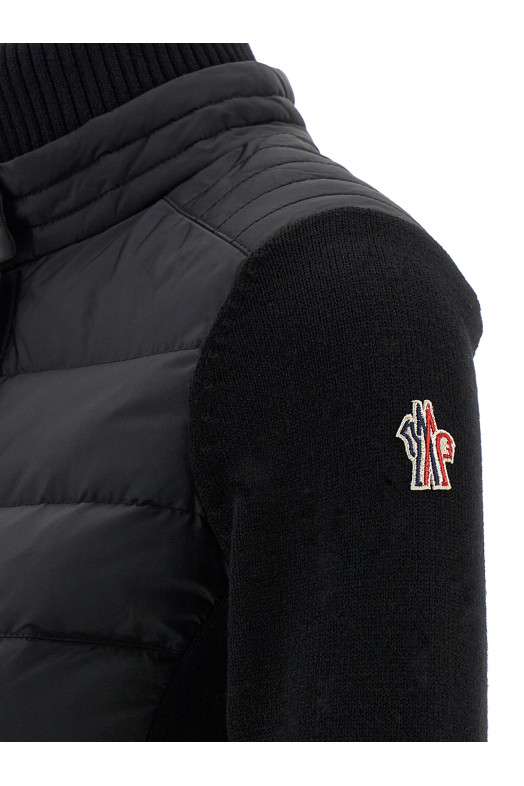 Padded cardigan Black