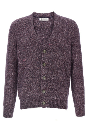 Кардиган на ґудзиках Фіолетовий BRUNELLO CUCINELLI MOH709206CPZ88 Кардиган на ґудзиках Фіолетовий BRUNELLO CUCINELLI MOH709206CPZ88