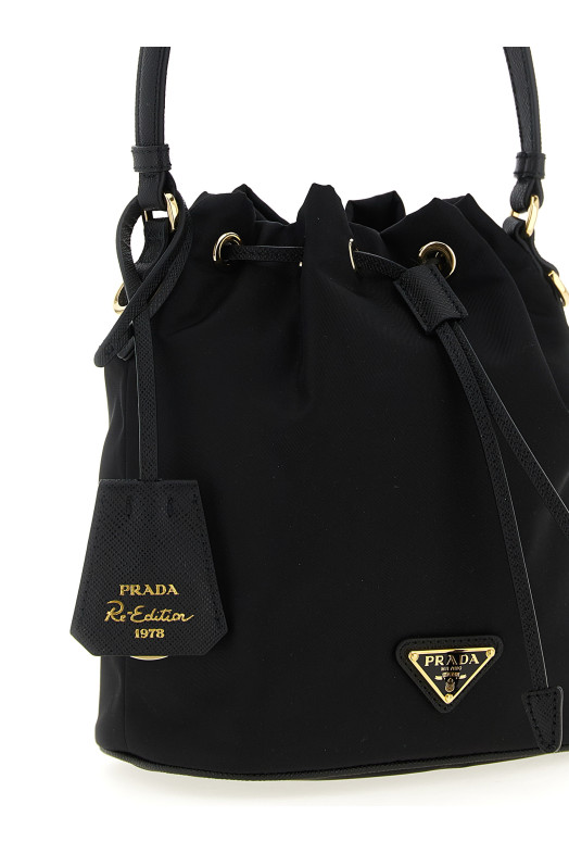 Re-Nylon bucket bag Black Re-Nylon bucket bag Black