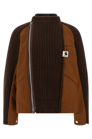 Куртка Sacai x Carhartt Wip capsule Brown 2503860M642