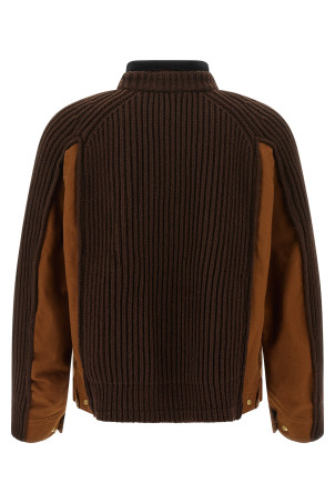 Куртка Sacai x Carhartt Wip capsule Brown 2503860M642