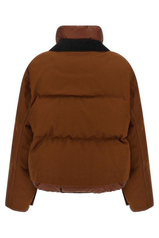 Sacai x Carhartt Wip capsule double-layer jacket Brown