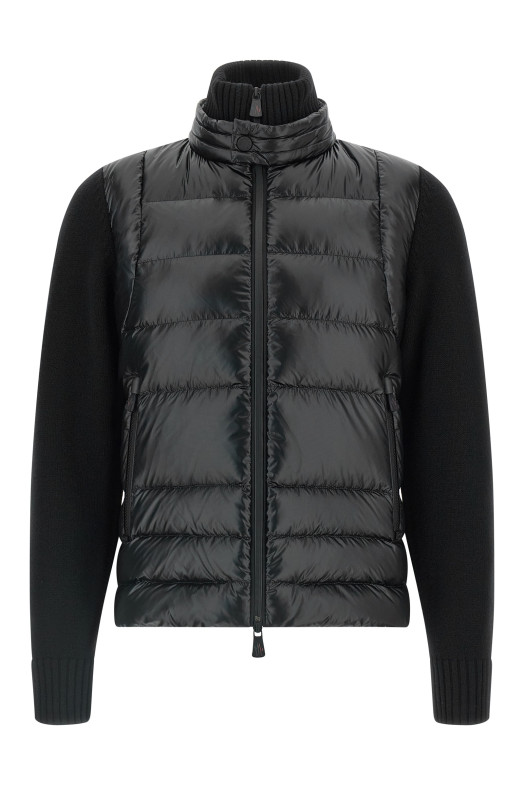 Кардиган с набивкой Черный MONCLER GRENOBLE K20979B00009M1122999 Кардиган с набивкой Черный MONCLER GRENOBLE K20979B00009M1122999