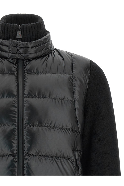 Кардиган с набивкой Черный MONCLER GRENOBLE K20979B00009M1122999 Кардиган с набивкой Черный MONCLER GRENOBLE K20979B00009M1122999