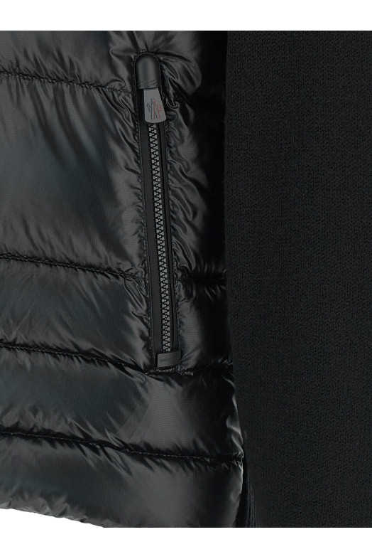 Кардиган с набивкой Черный MONCLER GRENOBLE K20979B00009M1122999 Кардиган с набивкой Черный MONCLER GRENOBLE K20979B00009M1122999
