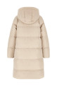 'Shiny Zipper Pull' down jacket Beige 'Shiny Zipper Pull' down jacket Beige