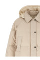 'Shiny Zipper Pull' down jacket Beige 'Shiny Zipper Pull' down jacket Beige
