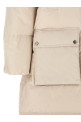 'Shiny Zipper Pull' down jacket Beige 'Shiny Zipper Pull' down jacket Beige