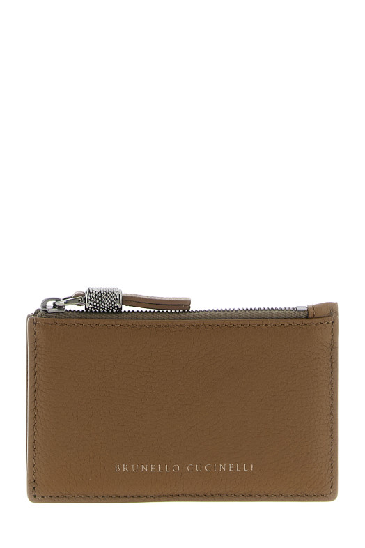 Картхолдер «Блискуча застібка-блискавка» Коричневий MWEIM2714C8772