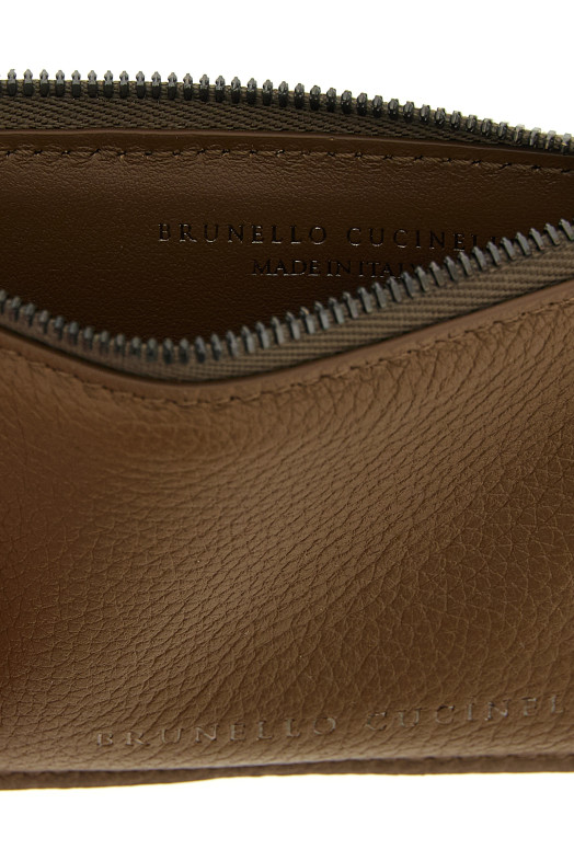 Картхолдер «Блискуча застібка-блискавка» Коричневий MWEIM2714C8772