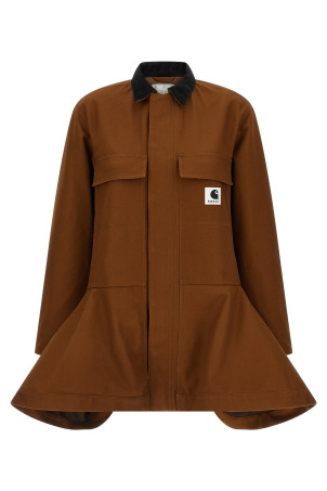 Капсульна колекція Sacai x Carhartt Wip: куртка з баскою, коричнева 2508084642