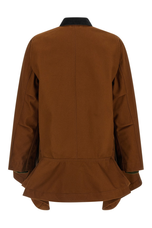 Капсульна колекція Sacai x Carhartt Wip: куртка з баскою, коричнева 2508084642