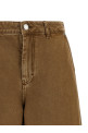 Джинсові шорти-бермуди Коричневі AMI PARIS FSO809DE0112216