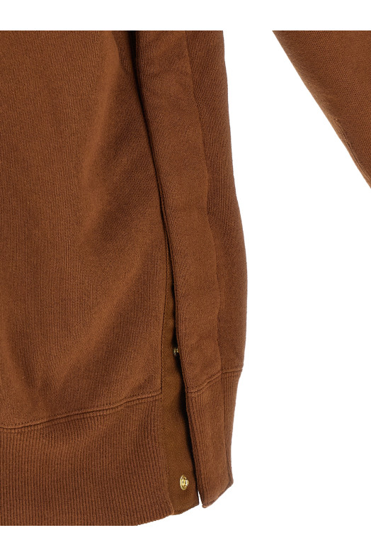 Sacai x Carhartt Wip capsule hoodie Brown