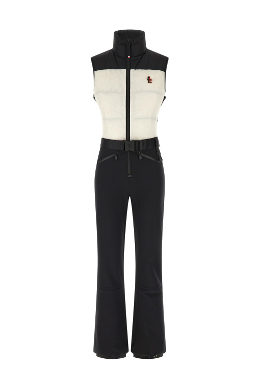 Sleeveless ski suit Black-grey