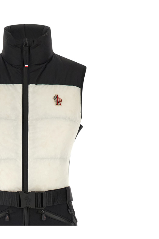 Sleeveless ski suit Black-grey