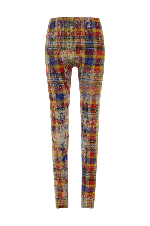 Клетчатые леггинсы Multicolor VIVIENNE WESTWOOD 3J010006J009YO320