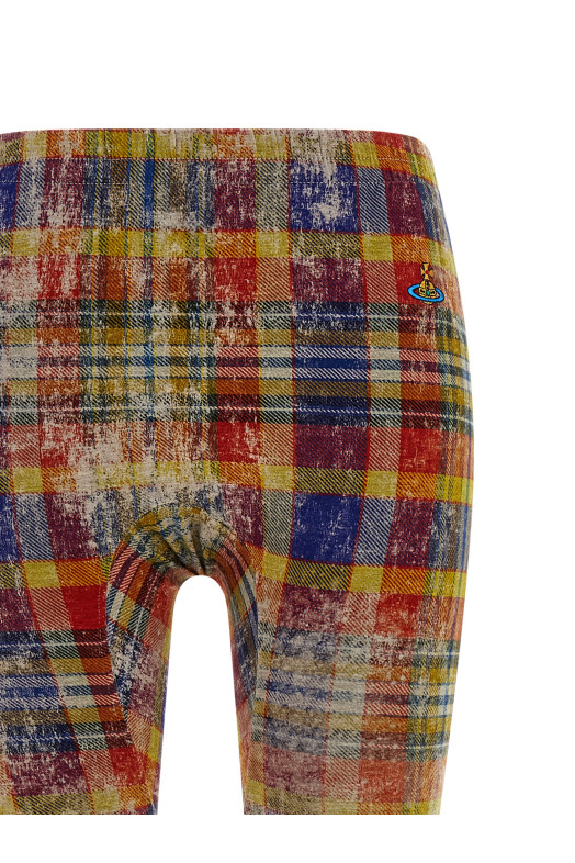 Клетчатые леггинсы Multicolor VIVIENNE WESTWOOD 3J010006J009YO320