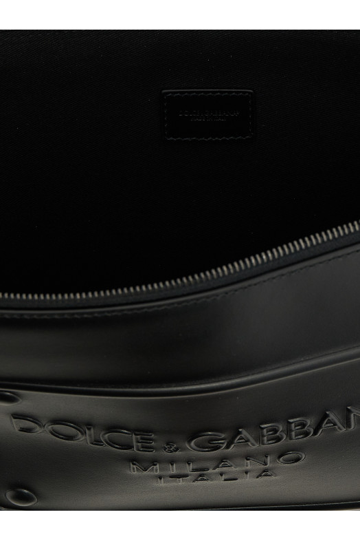 Large plaque pouch Black