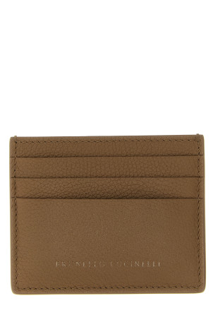 Leather cardholder  Brown