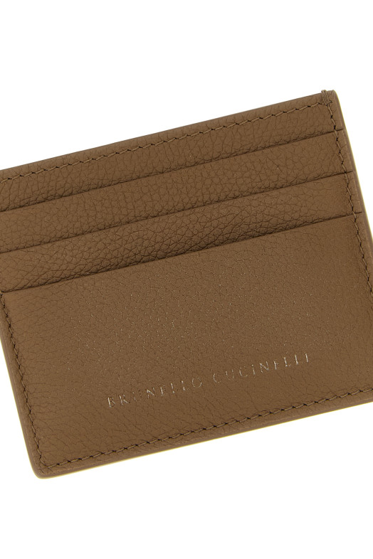 Leather cardholder  Brown Leather cardholder  Brown
