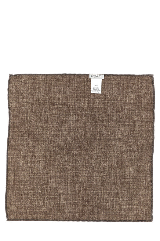 Double face silk pocket clutch Brown Double face silk pocket clutch Brown