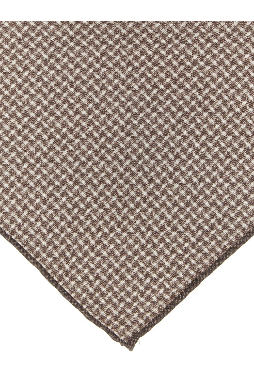 Double face silk pocket clutch Brown Double face silk pocket clutch Brown