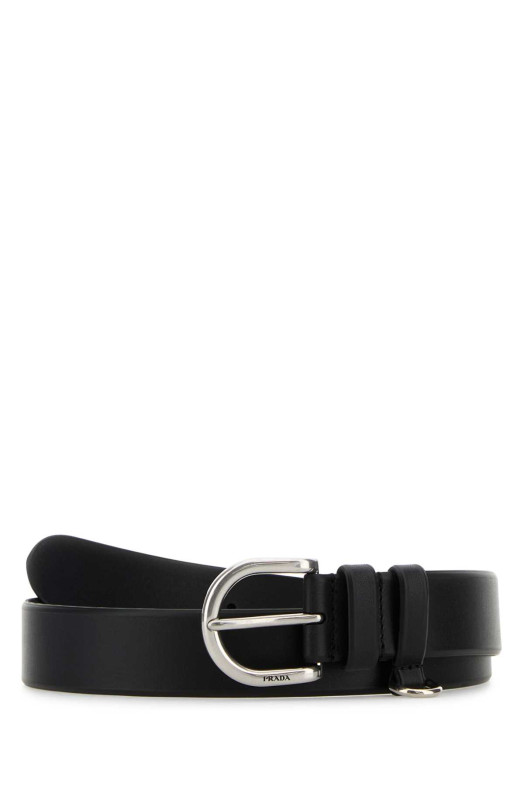 Черный кожаный ремень Black PRADA (1CS1472HIL) Черный кожаный ремень Black PRADA (1CS1472HIL)