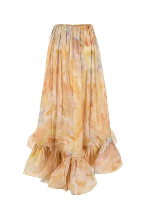 Printed silk skirt ZIMMERMANN (4417SS253)