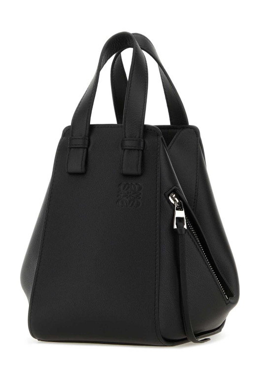 Black leather Compact Hammock handbag Black LOEWE (A538H13X10)
