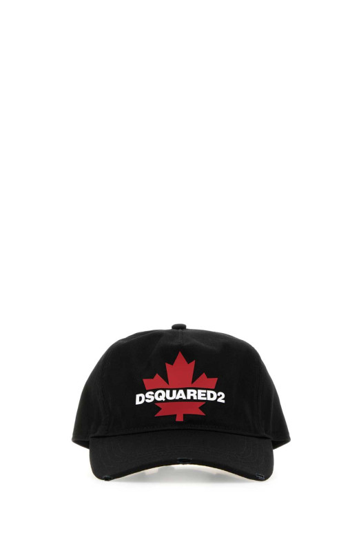 Черная хлопковая бейсболка DSQUARED (BCM076705C00001) DSQUARED2