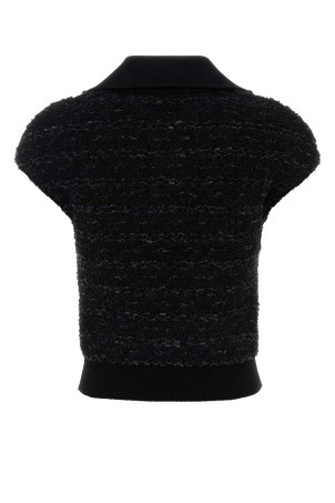 Melange black boucle vest BALMAIN (FF0GB025KJ16) Melange black boucle vest BALMAIN (FF0GB025KJ16)
